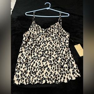 Halogen Cheetah Print Top